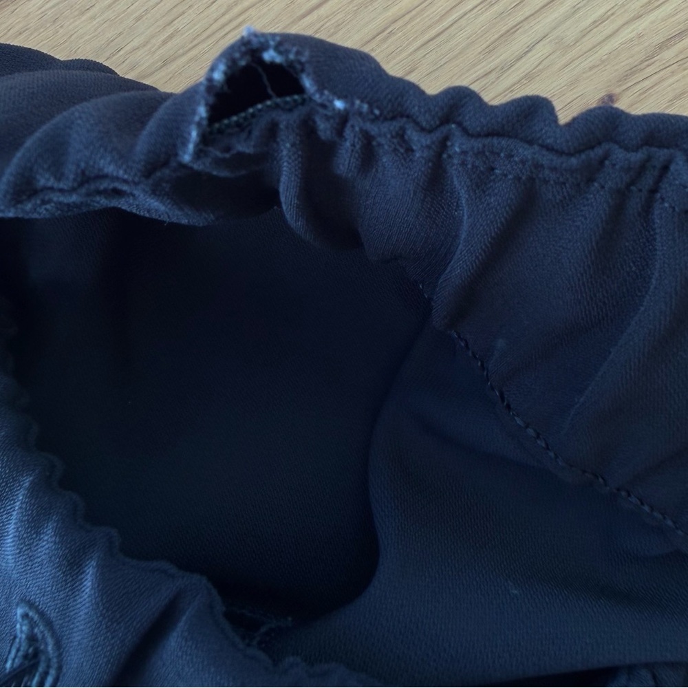 LULULEMON On the Fly 7/8 Pant Woven Black Size 4 LW5BPMS - Picture 10 of 10